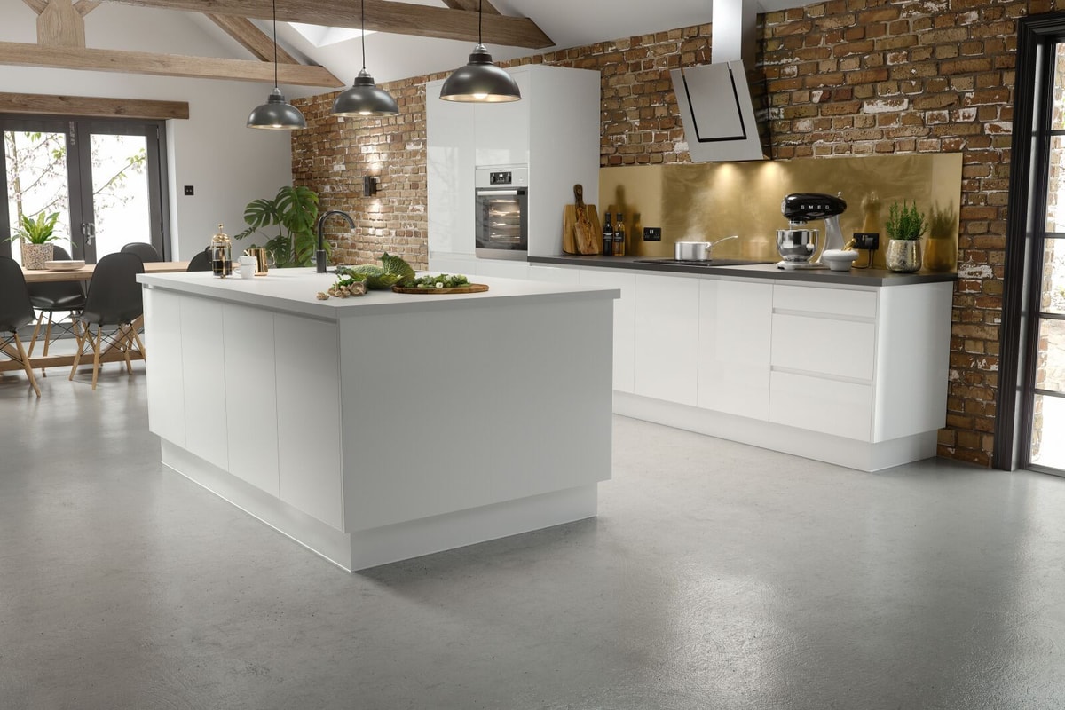 Luxury modern kitchen with premium finishes and elegant design